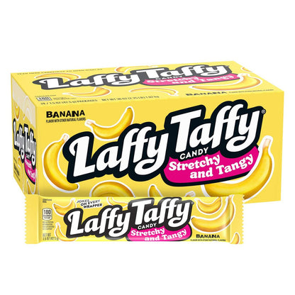 (S1 - 02) Box - Us - Laffy Taffy Banana 24 units - SugarMarket.ca