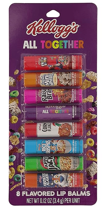 (S1 - 02) Box - US - Lip Smacker - Kelloggs - Breakfast Lip Balms 8 pack x 1 Blister - SugarMarket.ca