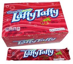 (S1 - 02) Box - US - Wonka Laffy Taffy Cherry 24 units - SugarMarket.ca
