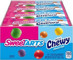 (S1 - 02) Box - Us - Wonka Mini Chewy SweeTarts 24 units - SugarMarket.ca