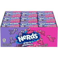 (S1 - 02) Box - US - Wonka Nerds Grape/Strawberry 36 units - SugarMarket.ca