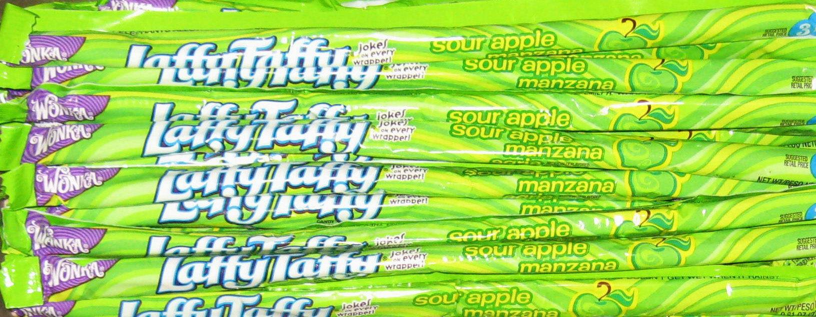 (S1 - 02) MEXICO - Wonka Laffy Taffy Rope - Sour Apple x 1 unit - SugarMarket.ca
