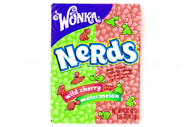 (S1 - 02) US - Wonka Nerds Watermelon/Cherry 1.65oz (46g) x 1 unit - SugarMarket.ca