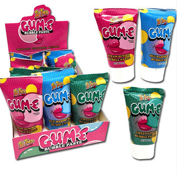 (S1 - 03) Box - CHINA - Too Tarts - Bubble Paste Gum - E 1.2oz (34g) x 12 units - SugarMarket.ca