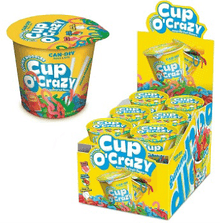 (S1 - 03) Box - CHINA - Too Tarts - Cup O'Crazy Gummi Noodles 2.2oz (62g) x 12 units - SugarMarket.ca