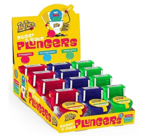 (S1 - 03) Box - CHINA - Too Tarts - Plungers Sweet & Sour 0.7oz (20g) x 12 units - SugarMarket.ca