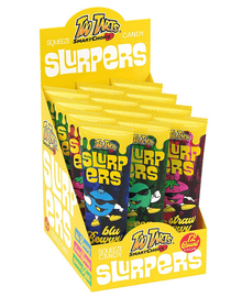 (S1 - 03) Box - CHINA - Too Tarts - Slurpers Squeeze Candy - SWEET 4oz (113g) x 12 units - SugarMarket.ca