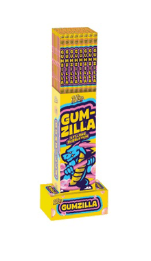 (S1 - 03) Box - Too Tarts - Gumzilla Bubblegum 3oz (85g) x 96 units - SugarMarket.ca