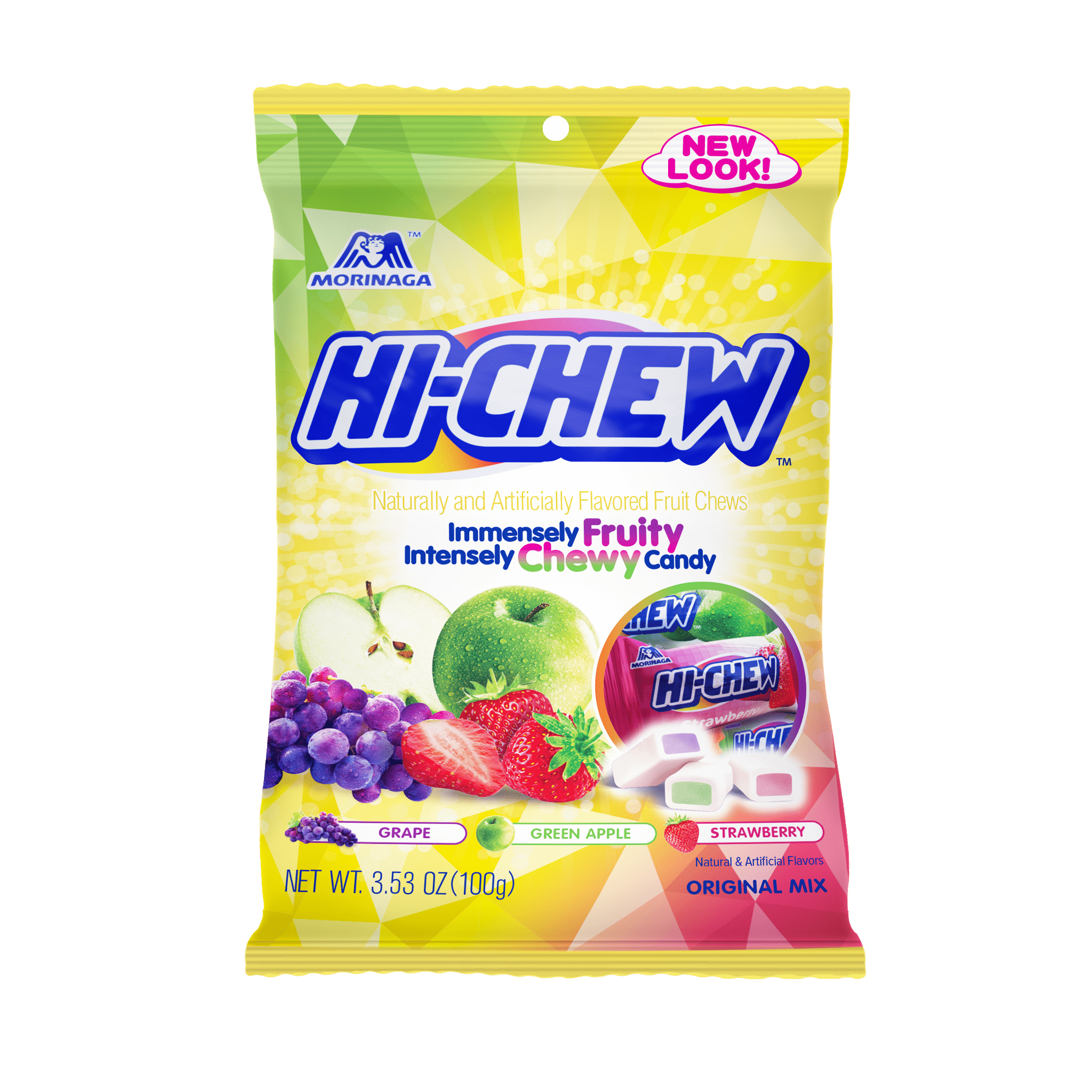 (S1 - 03) Box - US - Hi - Chew Bag Original Mix 3.53oz (100g) x 6 units - SugarMarket.ca