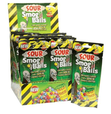 (S1 - 03) Pakistan - Toxic Waste Sour Smog Balls 3oz (85g) x 1 Unit - SugarMarket.ca