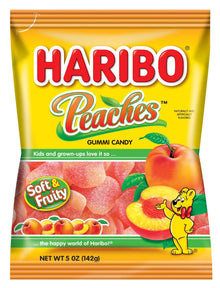 (S1 - 03) TURKEY - Haribo Peaches 5oz (140g) x 1 unit - SugarMarket.ca