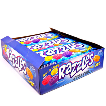 (S1 - 04) Box - Canada - Razzles Original Pouch 24 units - SugarMarket.ca