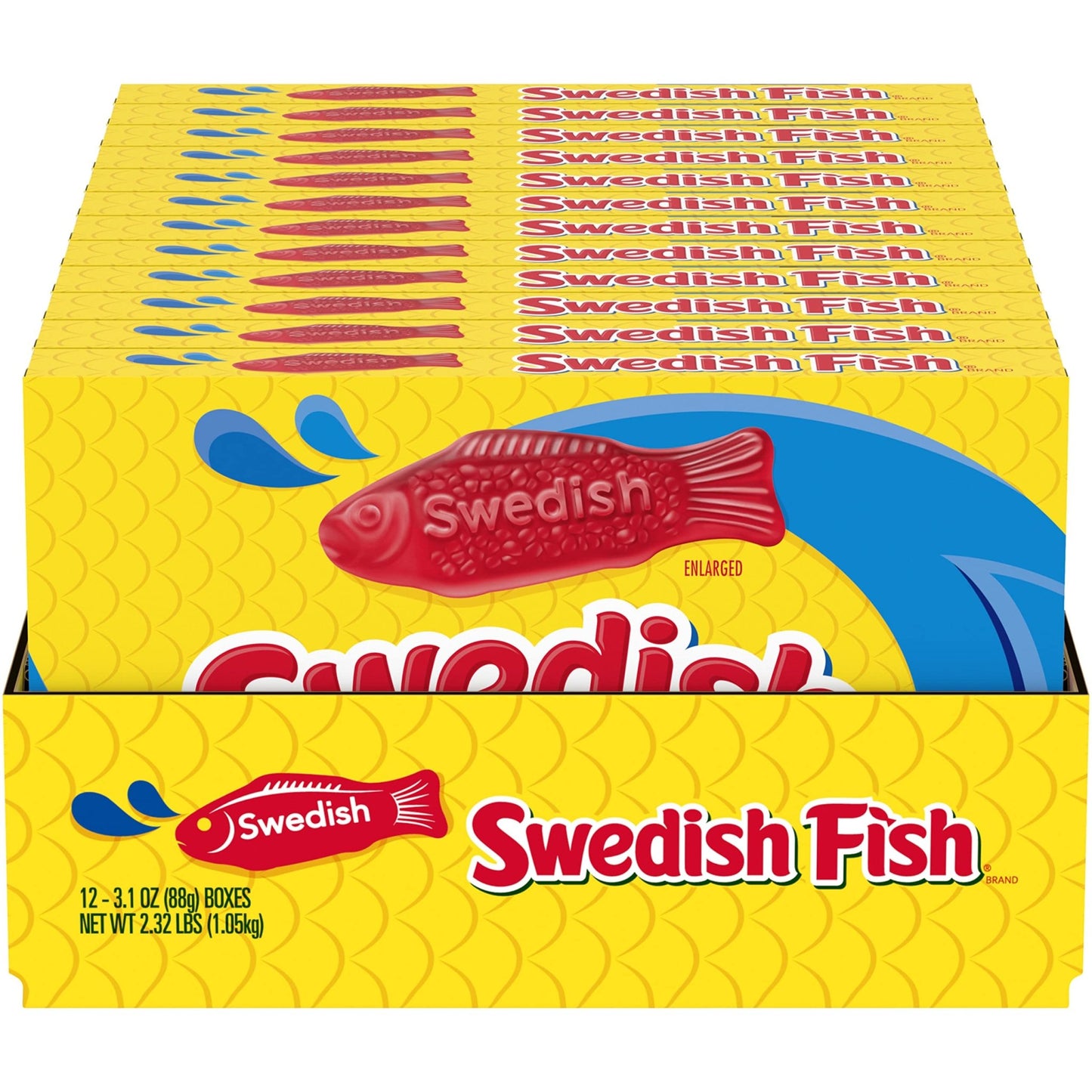 (S1 - 04) Box - Canada - Theater Box - Swedish Fish - Assorted x 12 units - SugarMarket.ca