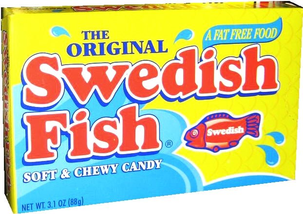 (S1 - 04) Box - Canada - Theater Box - Swedish Fish Red 3.10 oz x 12 units - SugarMarket.ca