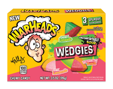 (S1 - 04) Box - US - Theater Box - Warheads Wedgies 3.5oz (99g) x 12 units - SugarMarket.ca