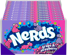 (S1 - 04) Box - Us - Theater Box WONKA Nerds Grape Strawberry X 12 UNITS - SugarMarket.ca