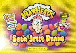 (S1 - 04) Brazil - Theater Box Warheads Sour Jelly Beans 4oz (113g) x 1 Unit - SugarMarket.ca