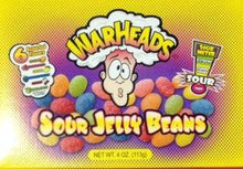 (S1 - 04) Brazil - Theater Box Warheads Sour Jelly Beans 4oz (113g) x 1 Unit - SugarMarket.ca