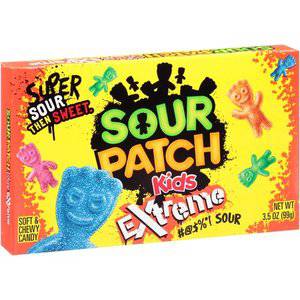 (S1 - 04) CANADA - Theater Box Sour Patch Extreme 3.5oz (99g) x 1 Unit - SugarMarket.ca