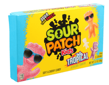 (S1 - 04) Turkey - Theater Box - Sour Patch Kids - Tropical 3.5 oz (99g) x 1 unit - SugarMarket.ca