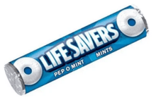 (S1 - 04) US - Lifesavers Hard Roll Peppermint 0.84 oz (24g) x 1 Unit - SugarMarket.ca