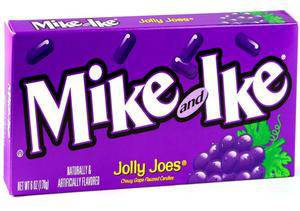 (S1 - 04) Us - Theater Box Mike & Ike Jolly Joes4.25oz(120g) x 1 Unit - SugarMarket.ca