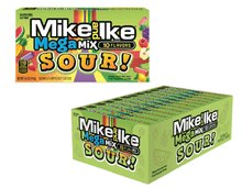 (S1 - 04) Us - Theater Box Mike & Ike Mega Mix - Sour 4.25oz(120g) x 1 Unit - SugarMarket.ca