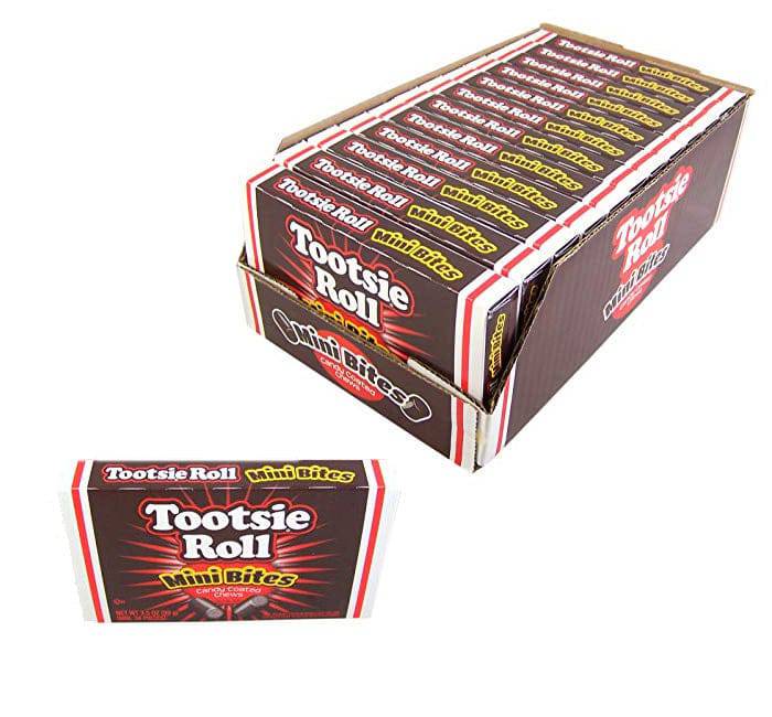(S1 - 04) US - Theater Box - Tootsie Roll - Mini Bites 3.5oz (99g) x 1 unit - SugarMarket.ca