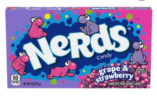 (S1 - 04) Us - Theater Box WONKA Nerds Grape Strawberry 5oz (141g) x 1 Unit - SugarMarket.ca