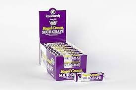 (S1 - 05) Box - Iconic Regal Crown Rolls - Sour Grape x 24 Units - SugarMarket.ca