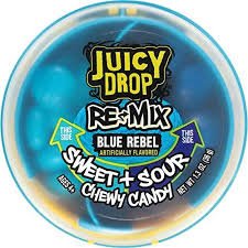 (S1 - 05) Box - TURKEY - Topps Juicy Drop Re - Mix Sweet & Sour Candy 1.3oz (36g) x 8 units - SugarMarket.ca