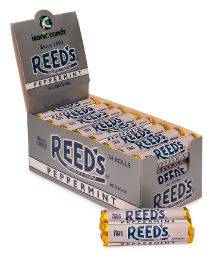 (S1 - 05) Box - Uk - Iconic Reeds Rolls - Peppermint 1.1oz (29g) x 24 units - SugarMarket.ca
