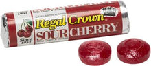 (S1 - 05) Box - UK - Iconic Regal Crown Rolls - Sour Cherry 1.01oz (29g) x 24 units - SugarMarket.ca