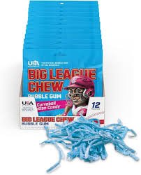(S1 - 05) Box - US - Big League Chew - Cotton Candy 2.12oz(60g) x 12 Units - SugarMarket.ca