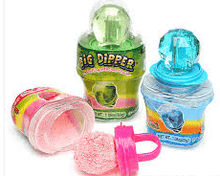 (S1 - 05) CHINA - Kidsmania Big Dipper Candy Ring With Powder 1 unit - SugarMarket.ca