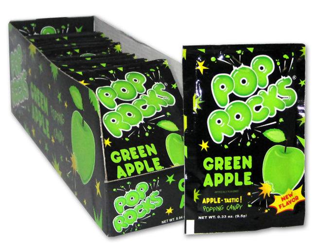 (S1 - 05) Spain - Pop Rocks Green Apple 0.33oz (9.5g) x 1 Unit - SugarMarket.ca