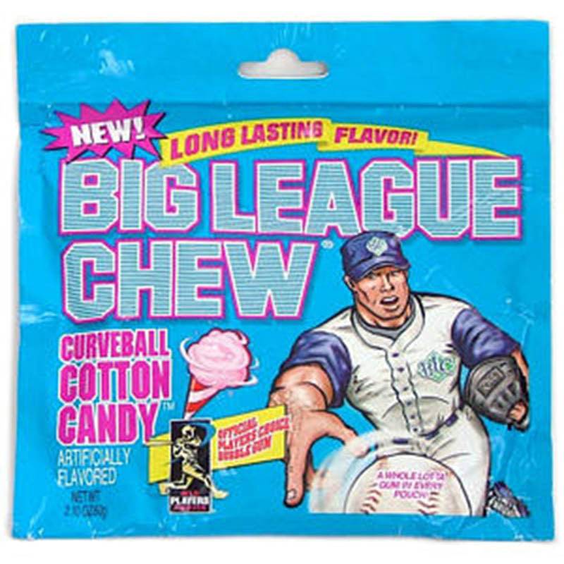 (S1 - 05) US - Big League Chew - Cotton Candy 2.12oz(60g) x 1 Unit - SugarMarket.ca
