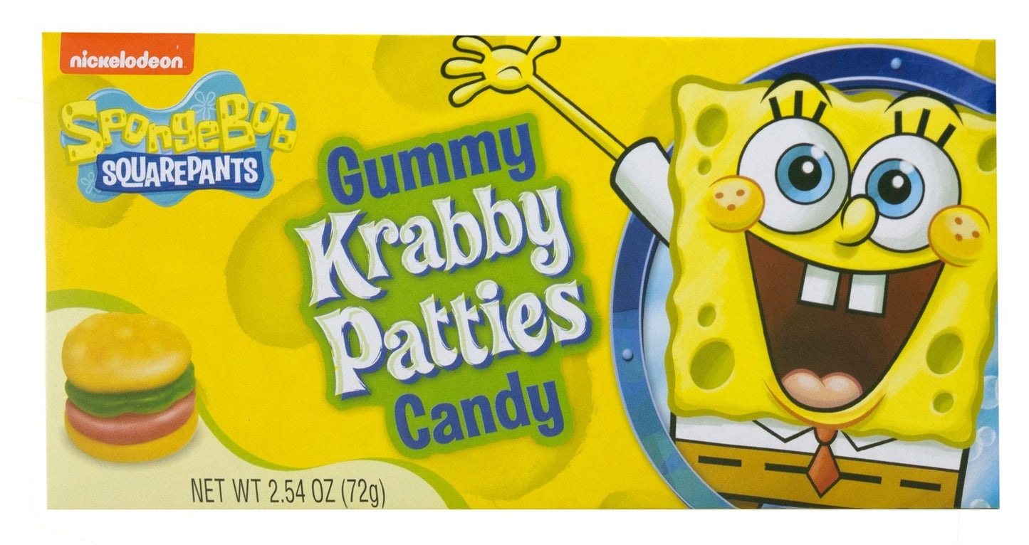 (S1 - 06) Box - China - Theater Box - SpongeBob Krabby Patties - Original 2.54oz (72g) x 12 units - SugarMarket.ca