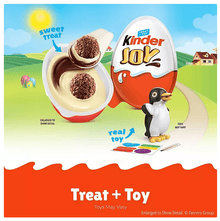 (S1 - 06) Box - Kinder Joy White Chocolate Surprise Egg 0.7oz (20g) x 20 Eggs - SugarMarket.ca