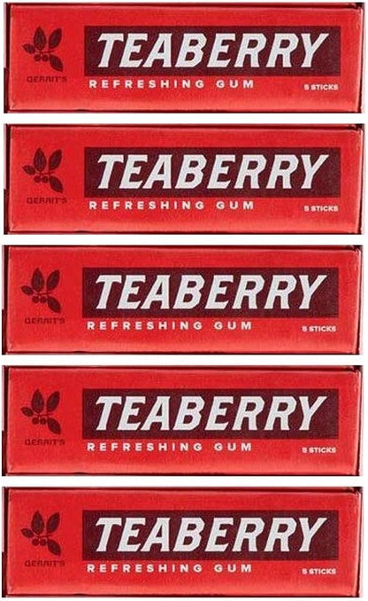 (S1 - 06) Box - MOROCCO - Gum - Nostalgia Teaberry x 20 units - SugarMarket.ca