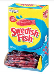 (S1 - 06) Box - Turkey - SWEDISH FISH - Red Fish 240 Units - SugarMarket.ca