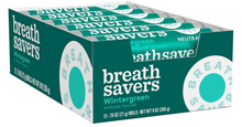 (S1 - 06) Box - US - Breath Savers Mints Roll - Wintergreen 0.75oz x 12 units - SugarMarket.ca