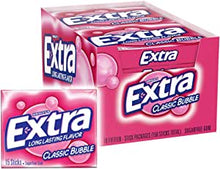 (S1 - 06) Box - US - Gum - Wrigley Extra Classic Bubblegum (x10 units) - SugarMarket.ca