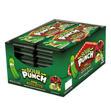 (S1 - 06) Box - US - Sour Punch Pickle Roulette - King Size 4.5oz (128g) x 12 units - SugarMarket.ca