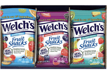 (S1 - 06) Box - US - Welchs Fruit Snack Variety 2.25oz (64g) x 16 units - SugarMarket.ca