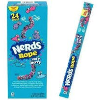 (S1 - 06) Box - US - Wonka Nerds Rope Very Berry 24 ct - SugarMarket.ca