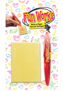 (S1 - 06) China - Foreign Candy Fun Works Write Eat Paper 1.16oz (33g) x 1 unit - SugarMarket.ca