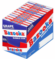 (S1 - 06) Tunisia - Gum - Topps Bazooka Throwback Mini Wallet Pack (6pc) - 1.50oz (42g) x 1 unit - SugarMarket.ca