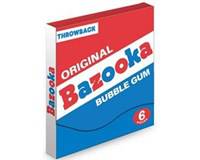 (S1 - 06) Tunisia - Gum - Topps Bazooka Throwback Mini Wallet Pack (6pc) - 1.50oz (42g) x 1 unit - SugarMarket.ca