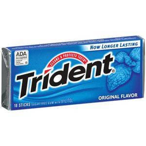 (S1 - 06) US - Gum - Trident Value Pack Original 1.9g x 1 unit - SugarMarket.ca